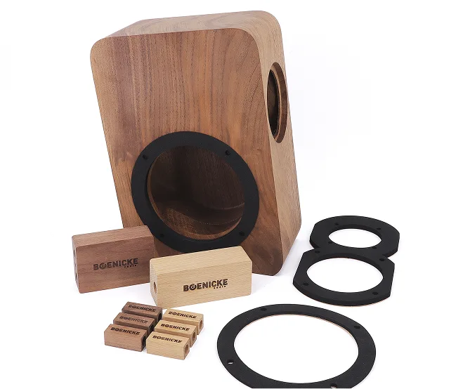 Runde Holzbox mit Armband aus Kordel